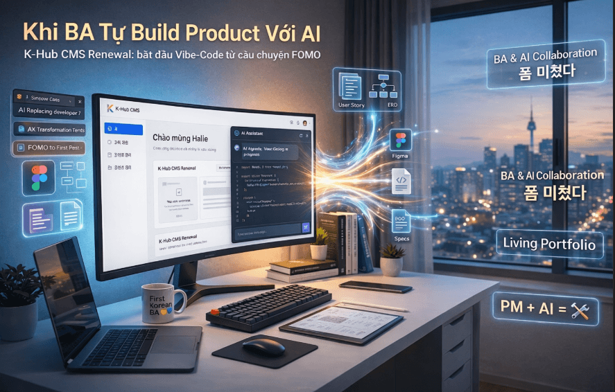 Khi Korean BA tự build product với AI