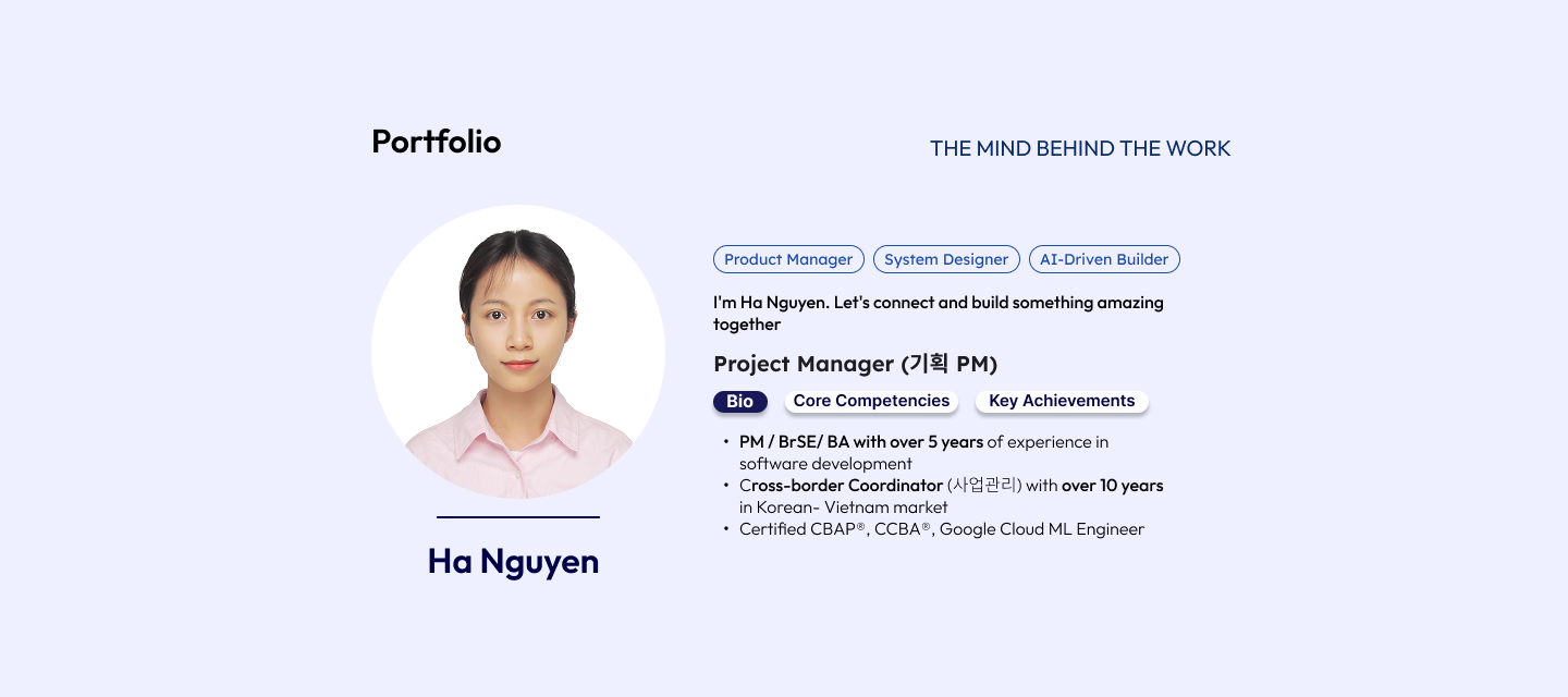Vibe Coding Portfolio - Ha Nguyen | K-Hub Mastery